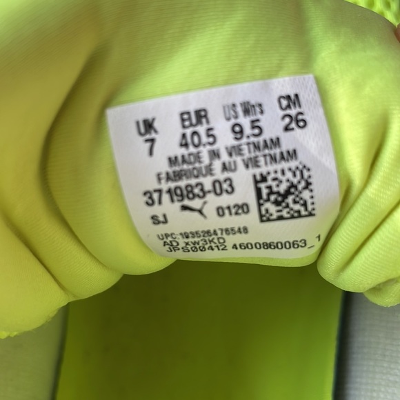 Puma Rs Running System Wmns RS-X 'Yellow Alert' Size 9.5 - Picture 8 of 9